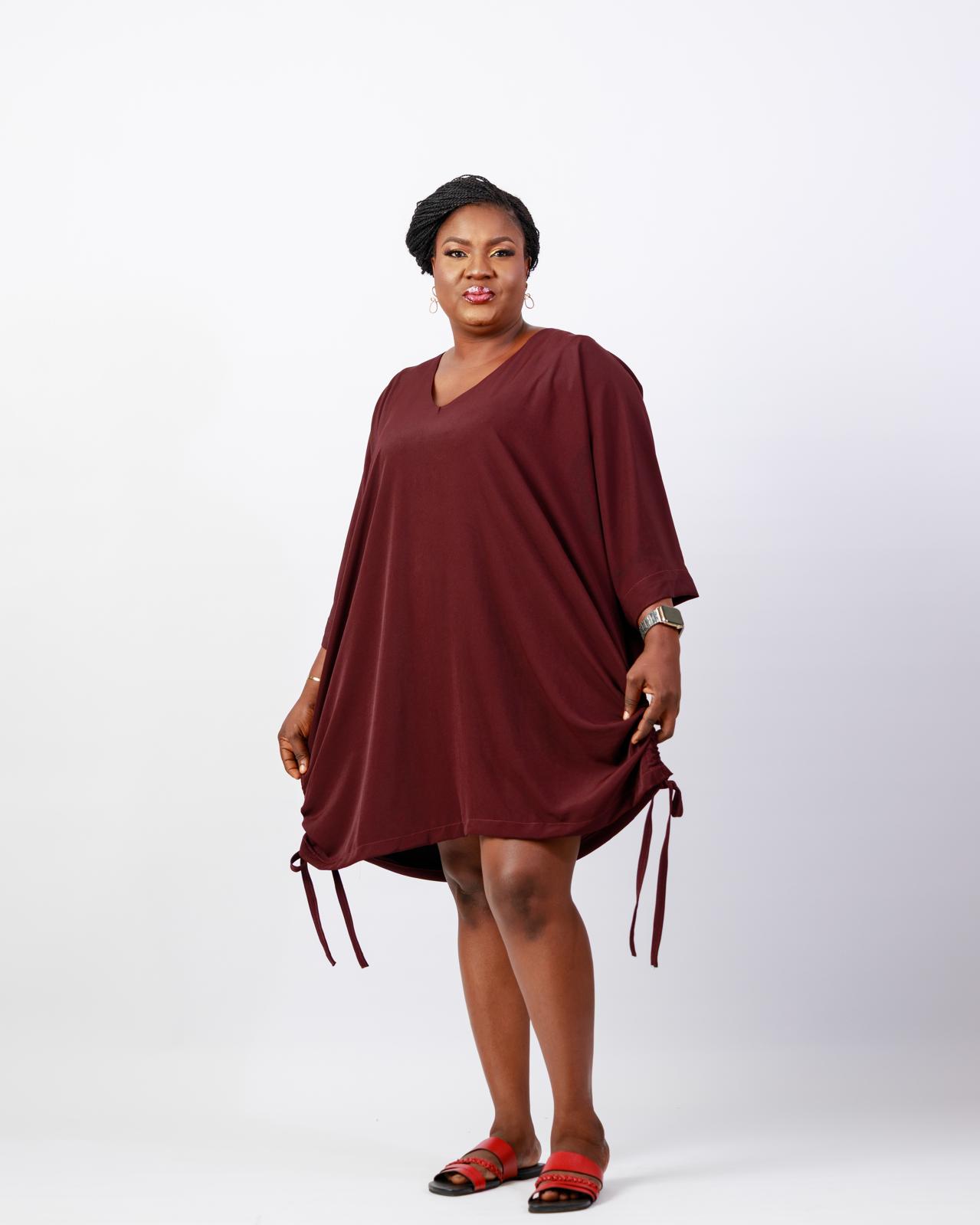 Wine Flow Dress – Jonkoso Cotton